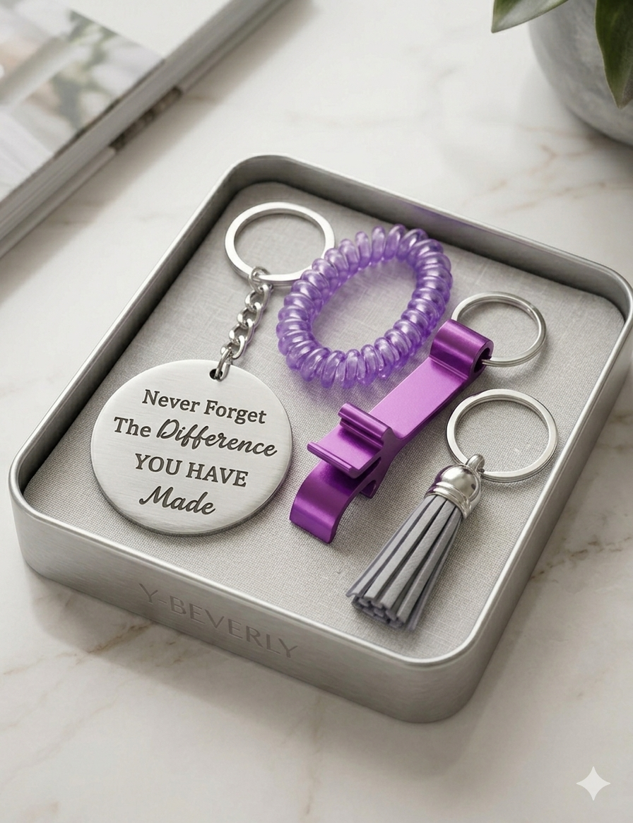 Keychain purple