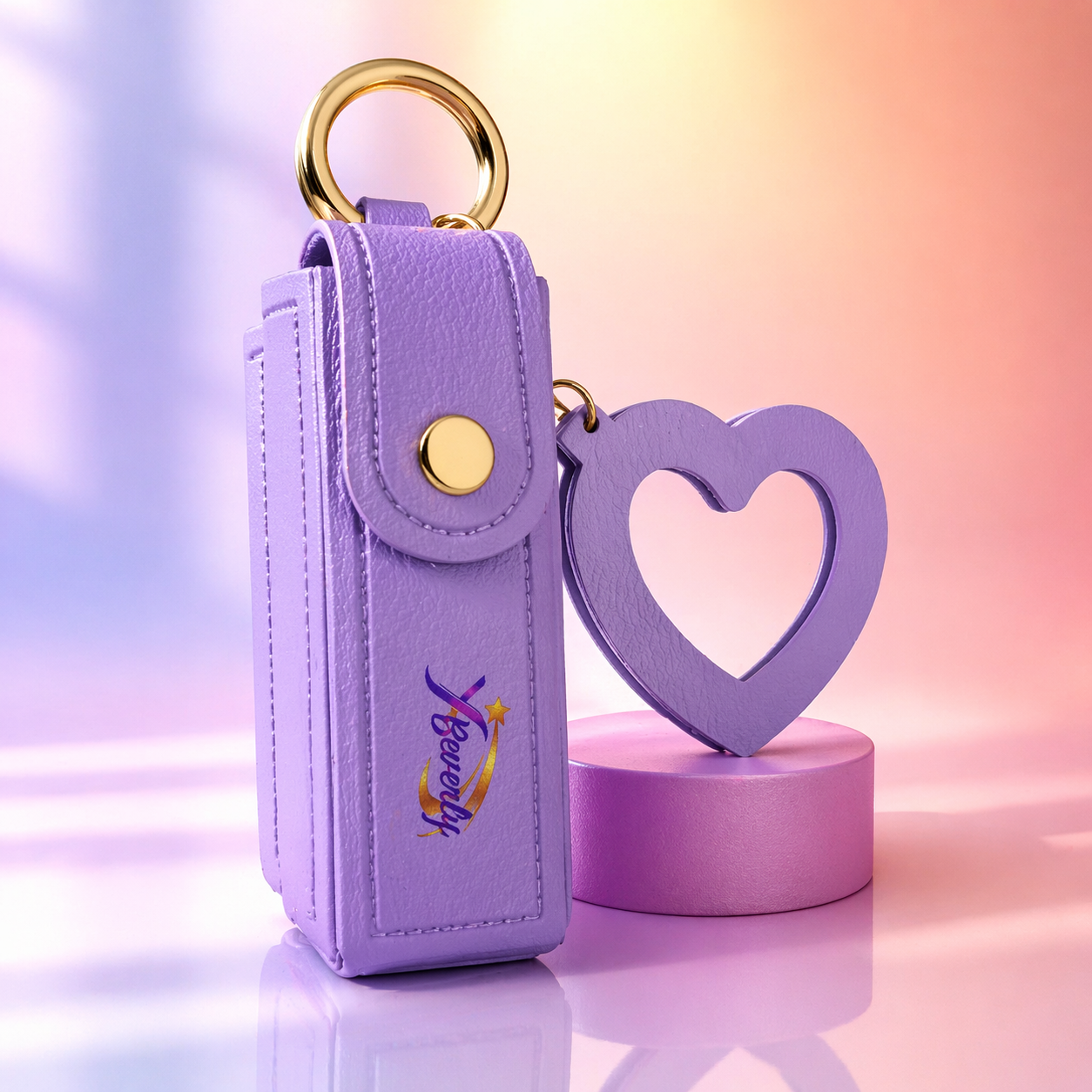 Lip Gloss Bag (Purple)