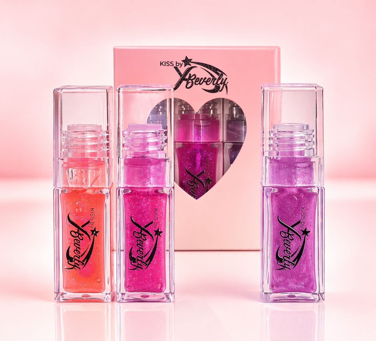 Pinky set lip oil( include 2 colors changing)